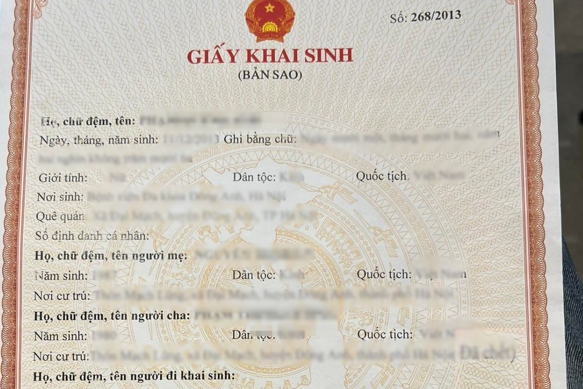 Ứng dụng thực tế của bản sao giấy khai sinh trong đời sống