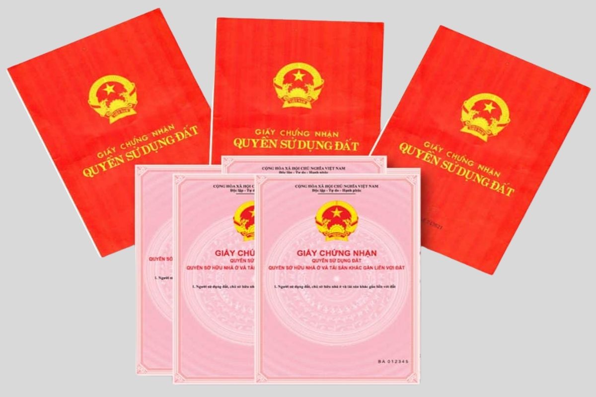 Giấy chứng nhận giấy tờ đất